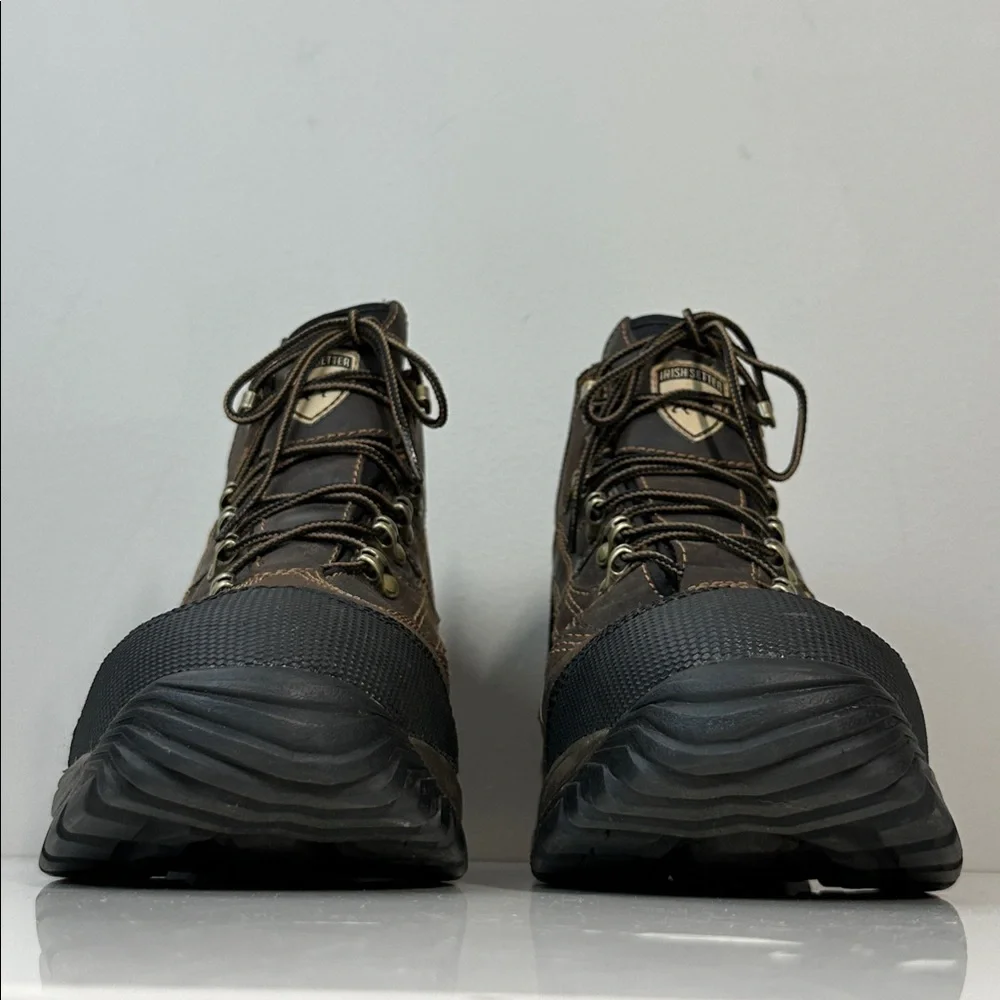 Irish Setter 83402 Two Harbors Leather Waterproof Steel Toe Hiker Boot Size 10.5